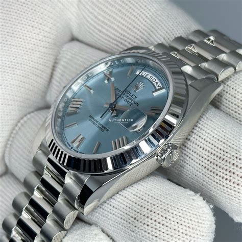 rolex day-date 40 presidential ice blue replica|rolex day date 40 228236.